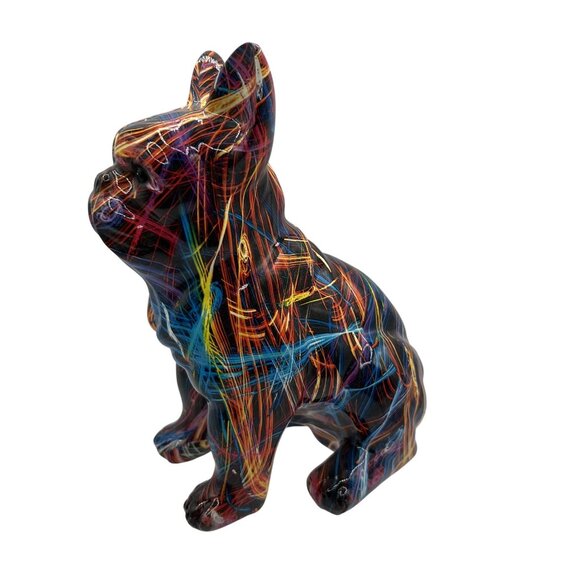 Graffiti Statue Supernova Mischievous Fun Personality French Bulldog Groovy Gift - Picture 5 of 13